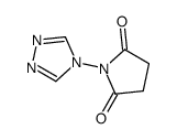 1-(1,2,4-triazol-4-yl)pyrrolidine-2,5-dione结构式