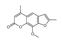 4,5'-dimethyl-8-methoxypsoralen结构式