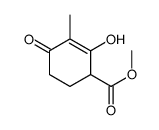 methyl 2-hydroxy-3-methyl-4-oxocyclohex-2-ene-1-carboxylate Structure
