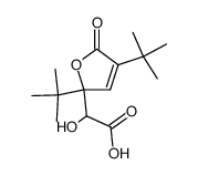 2-(2,4-di-tert-butyl-5-oxo-2,5-dihydrofuran-2-yl)-2-hydroxyacetic acid Structure