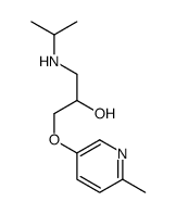 1-(6-methylpyridin-3-yl)oxy-3-(propan-2-ylamino)propan-2-ol Structure