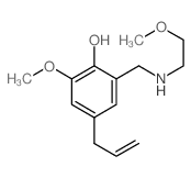 2-methoxy-6-[(2-methoxyethylamino)methyl]-4-prop-2-enyl-phenol picture