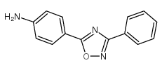 4-(3-phenyl-1,2,4-oxadiazol-5-yl)aniline结构式