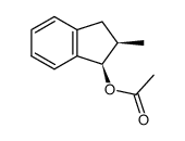 (+/-)-cis-1-Acetoxy-2-methyl-indan结构式