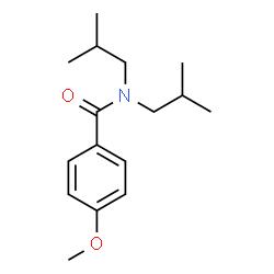 N,N-Diisobutyl-4-methoxybenzamide结构式