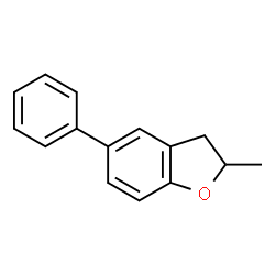 2,3-Dihydro-2-methyl-5-phenylbenzofuran结构式