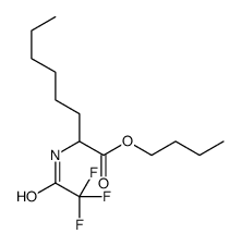 2-[(Trifluoroacetyl)amino]octanoic acid butyl ester结构式