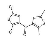 (2,5-dichlorothiophen-3-yl)-(2,5-dimethylthiophen-3-yl)methanone结构式