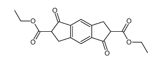 diethyl 3,7-dioxo-1,2,5,6-tetrahydro-s-indacene-2,6-dicarboxylate Structure