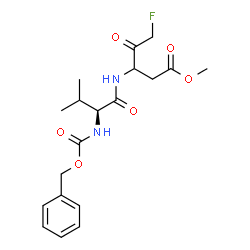 Z-VAL-DL-ASP(OME)-FLUOROMETHYLKETONE结构式
