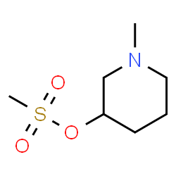 1-METHYLPIPERIDIN-3-YL METHANESULFONATE structure