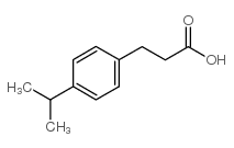 3-(4-Isopropylphenyl)propionic acid structure