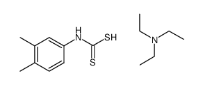 triethylamine (3,4-dimethylphenyl)carbamodithioate结构式