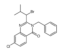 3-benzyl-2-(1-bromo-2-methylpropyl)-7-chloroquinazolin-4-one Structure