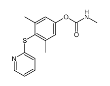 4-(pyridin-2-ylthio)-3,5-dimethylphenyl N-methylcarbamate结构式