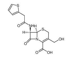 Desacetylcephalothin Structure