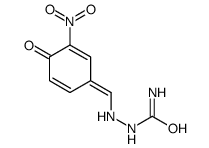 [(3-nitro-4-oxocyclohexa-2,5-dien-1-ylidene)methylamino]urea Structure