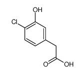 4-chloro-3-hydroxyphenylacetic acid structure