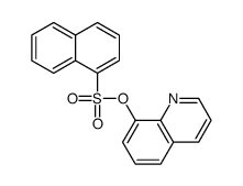 quinolin-8-yl naphthalene-1-sulfonate结构式