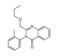 3-(2-methylphenyl)-2-(propoxymethyl)quinazolin-4-one Structure