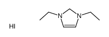 1,3-diethyl-1,2-dihydroimidazol-1-ium,iodide结构式