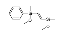 methoxy-[2-[methoxy(dimethyl)silyl]ethenyl]-methyl-phenylsilane Structure