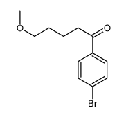 1-(4-bromophenyl)-5-methoxypentan-1-one Structure
