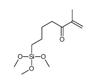 2-methyl-7-trimethoxysilylhept-1-en-3-one Structure