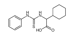 Cyclohexyl-(3-phenyl-thioureido)-acetic acid Structure