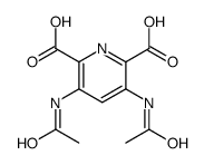 3,5-diacetamidopyridine-2,6-dicarboxylic acid Structure