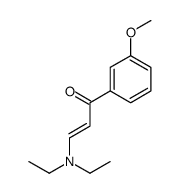 3-(diethylamino)-1-(3-methoxyphenyl)prop-2-en-1-one Structure