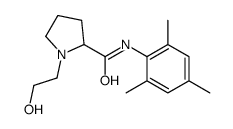 1-(2-hydroxyethyl)-N-(2,4,6-trimethylphenyl)pyrrolidine-2-carboxamide Structure