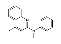 N,4-dimethyl-N-phenylquinolin-2-amine结构式