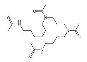 N-{3-[Acetyl-(6-acetylamino-hexyl)-amino]-propyl}-N-(4-acetylamino-butyl)-acetamide结构式