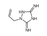 1-prop-2-enyl-1,2,4-triazole-3,5-diamine结构式