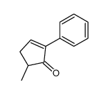 5-methyl-2-phenylcyclopent-2-en-1-one Structure