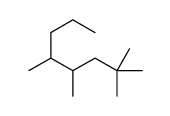 2,2,4,5-tetramethyloctane Structure