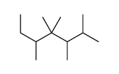 2,3,4,4,5-pentamethylheptane Structure