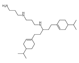 1-[1,5-di-(4-isopropylcyclohexen-1-yl)-3-pentyl]-1,5,9-triazanonane Structure