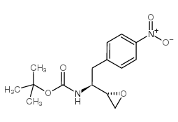 ERYTHRO-N-BOC-L-4-NITROPHENYLALANINE EPOXIDE结构式