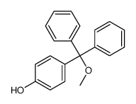4-[methoxy(diphenyl)methyl]phenol Structure