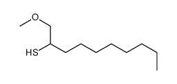 1-methoxydecane-2-thiol结构式