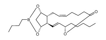 (1S,5R,5aR,6E,8S,14Z,16aR)-3-butyl-8-pentyl-1,5a,8,11,12,13,16,16a-octahydro-5H,10H-1,5-methano[1,3,2]dioxaborepino[5,6-e][1]oxacyclotridecin-10-one结构式