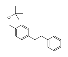 1-[(2-methylpropan-2-yl)oxymethyl]-4-(2-phenylethyl)benzene结构式
