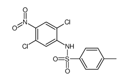 N-(2,5-dichloro-4-nitrophenyl)-4-methylbenzenesulfonamide结构式