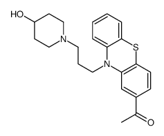 1-[10-[3-(4-hydroxypiperidin-1-yl)propyl]phenothiazin-2-yl]ethanone结构式