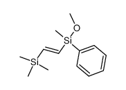 [Methoxy-methyl-((E)-2-trimethylsilanyl-vinyl)-silanyl]-benzene结构式