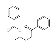 (5-oxo-5-phenylpentan-2-yl) benzoate结构式