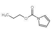 1H-Pyrrole-1-carboxylicacid, propyl ester structure