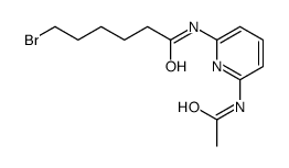 N-(6-acetamidopyridin-2-yl)-6-bromohexanamide Structure